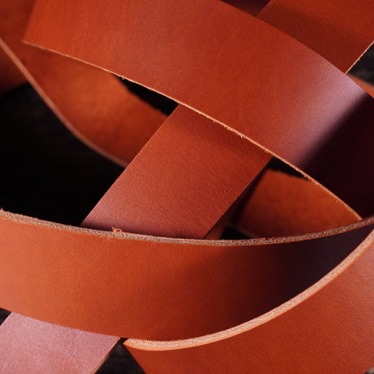 Wickett & Craig - English Bridle Chestnut 8-9oz CUSTOM STRAP LENGTHS