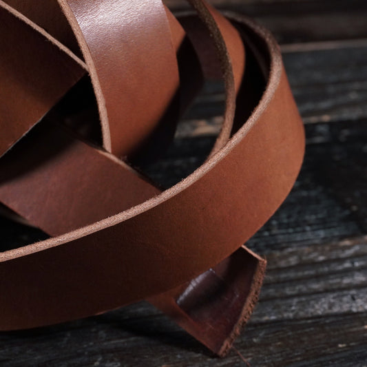 Hermann Oak - Brown Latigo 9-11oz (Premium) CUSTOM STRAP LENGTHS