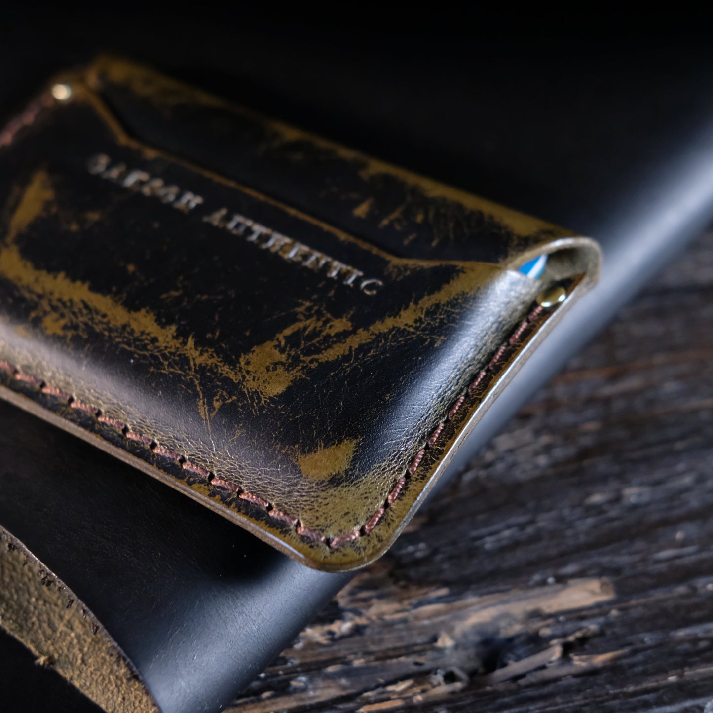 Conceria La Bretagna - Black Ghost Prato 3-4oz (Antique)