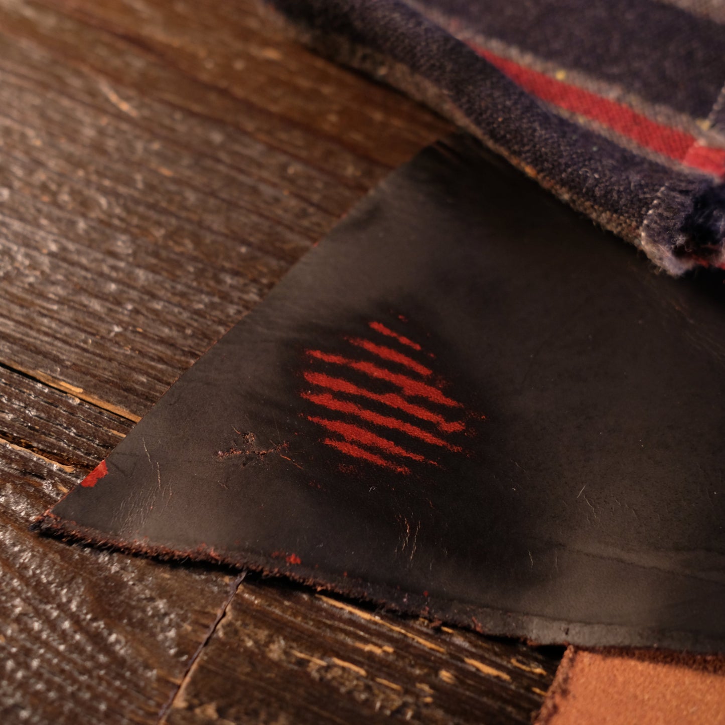 Conceria La Bretagna - Black Ghost Tegola 3-4oz (Antique)