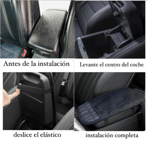 Almohadilla Para Reposabrazos Central De Automovil De Piel - maxipiel