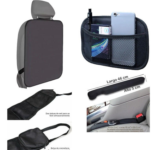 4pzs Kit Funda Trasera, Organizador, Bolsa Lateral Anticaida - maxipiel