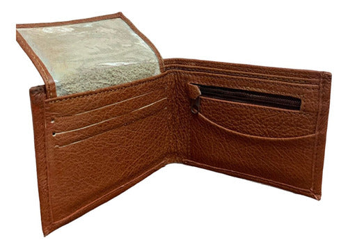 Billetera Tradicional Minimalista Hecha A Mano Perzonalizada - maxipiel