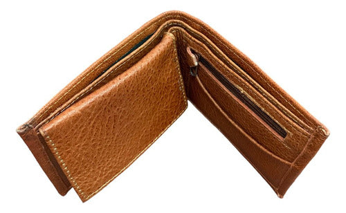 Billetera Tradicional Minimalista Hecha A Mano Perzonalizada - maxipiel