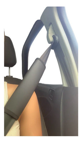Kit General Funda Cubre Volante Accesorio Auto Piel 3 Pzs - maxipiel