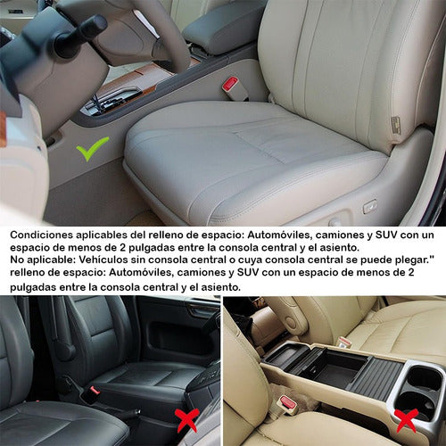 Relleno De Espacio Para Asiento De Coche 2pzs