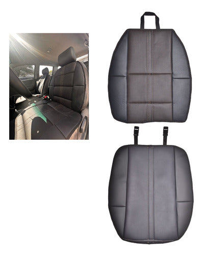 Kit Completo Funda Para Asiento De Auto Trasero 4 Piezas - maxipiel