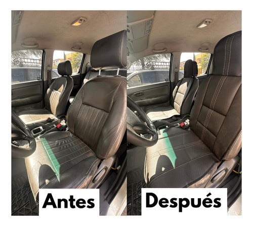 Fundas Cubre Asientos Par De Piel Para Auto O Camioneta - maxipiel