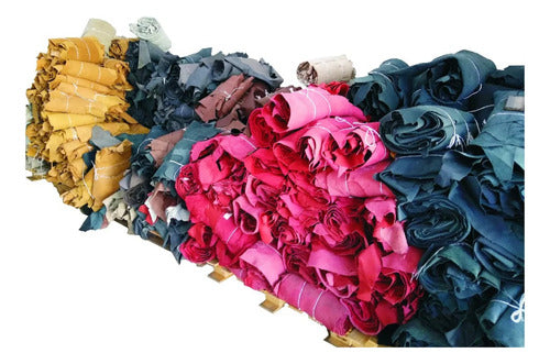 Pedacera De Piel Genuina Varios Colores De Cuero Tapiz 5 Kg - maxipiel