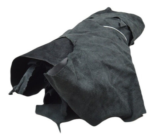 Pedacera De Piel Genuina Colores De Cuero Tapiz 5 Kg Color Negro - maxipiel