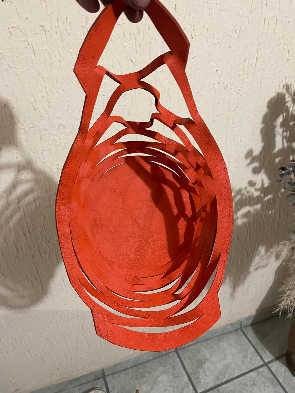 Bolsa de piel extendible