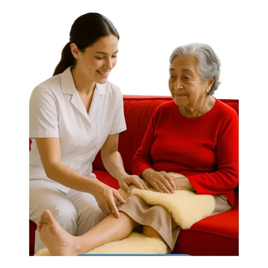 Zalea Piel De Borrego Natural Grande Terapeutica Enfermos