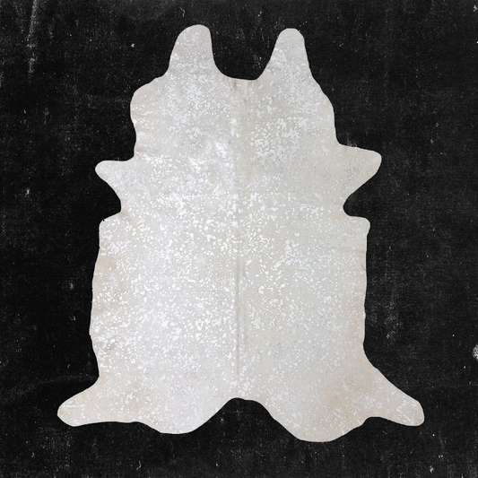 Brazil Hair-On Hide - Devore Silver