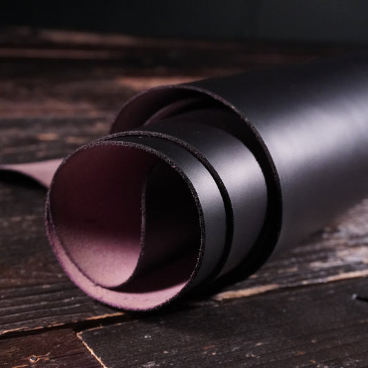 Conceria Walpier - Black Wax Purple 3-4oz