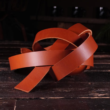 Wickett & Craig - English Bridle Chestnut 8-9oz CUSTOM STRAP LENGTHS