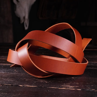 Wickett & Craig - English Bridle Chestnut 8-9oz CUSTOM STRAP LENGTHS