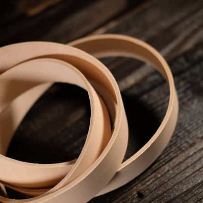 Sepici -  Natural Veg Tan 9-10oz CUSTOM STRAP LENGTHS