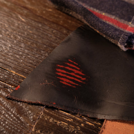 Conceria La Bretagna - Black Ghost Tegola 3-4oz (Antique)