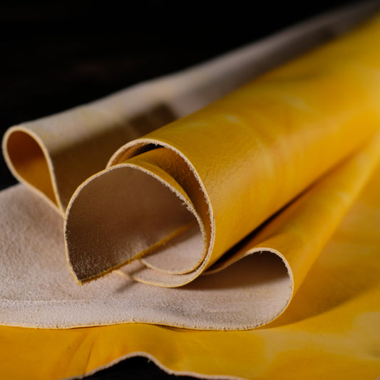 Conceria La Bretagna - Matte Canary Yellow 3-4oz