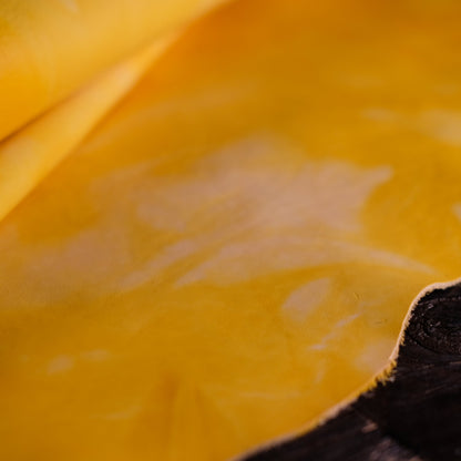Conceria La Bretagna - Matte Canary Yellow 3-4oz