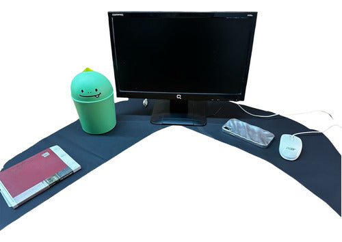 Alfombrilla De Computadora De Piel De Esquina Para Zurdos - maxipiel