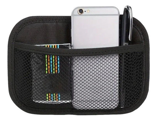 Bolsa Organizadora De Piel Para Visera De Coche Multiusos - maxipiel