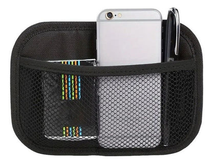 Bolsa Organizadora De Piel Para Visera De Coche Multiusos - maxipiel