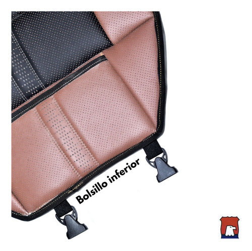 Cubre Asientos Universal Protector, Piel 2 Pz Delanteras - maxipiel