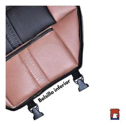 Cubre Asientos Universal Protector, Piel 2 Pz Delanteras - maxipiel