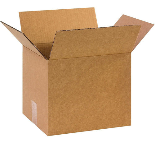 Caja De Carton 20 X 20 X20 Atado De 25 Cajas Color Kraft - maxipiel