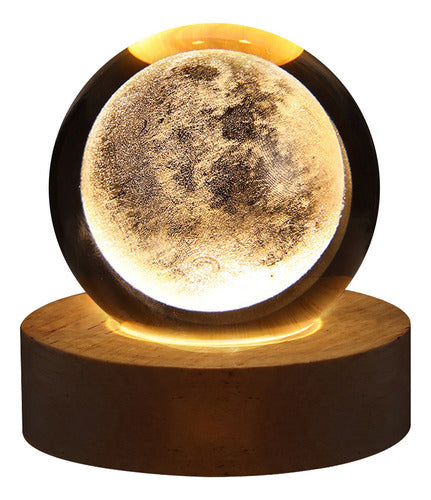 Luz De Cristal Esfera Decorativa - maxipiel