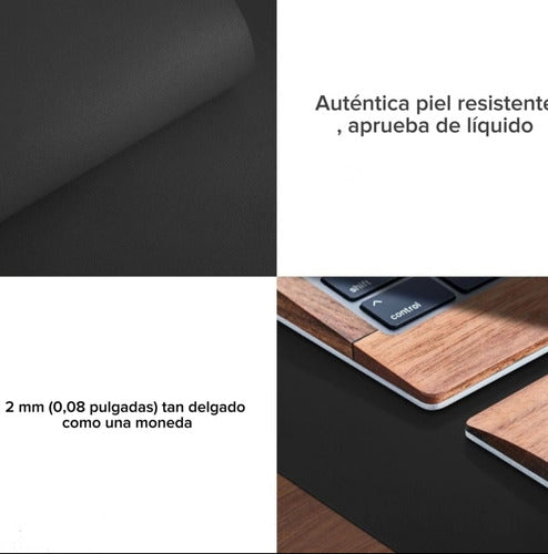 Protector De Escritorio De Cuero, Mousepad - maxipiel