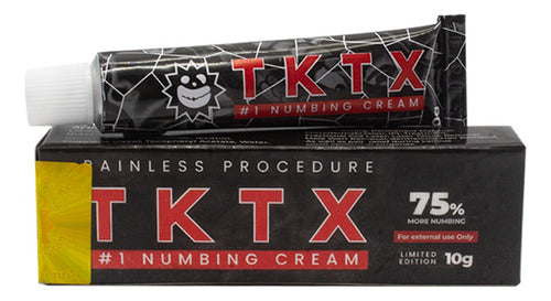 Tktx Negra Crema Previa Para Tatuaje 10g - maxipiel