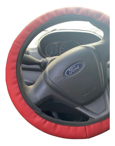 Cubre Volante Auto Cosido Funda Cosida Piel Universal - maxipiel