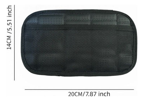 Bolsa Organizadora De Piel Para Visera De Coche Multiusos - maxipiel
