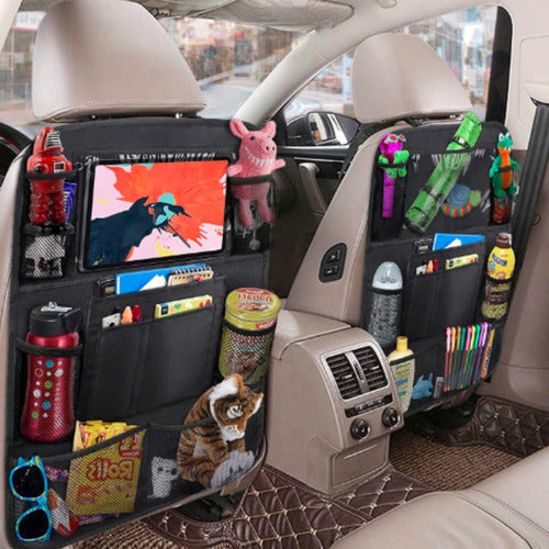 Bolsa Organizadora De Piel Multiusos, Para Carros Premium - maxipiel