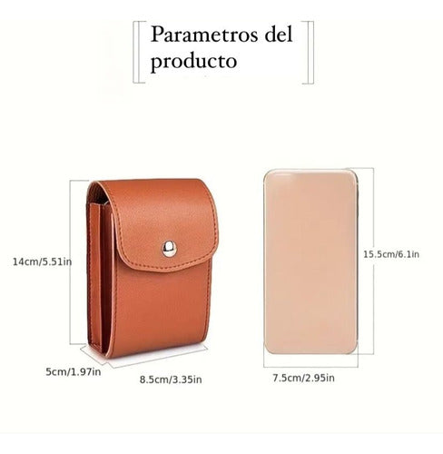 Bolsa Cargador Usb Organizador De Cables, Mouse De Piel - maxipiel