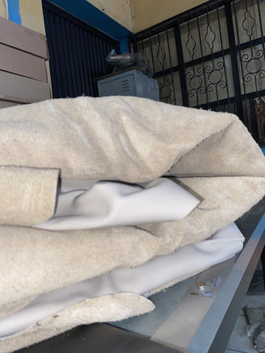 Piel Para Tapiceria De Lujo, Piel Color Beige 5pz - maxipiel