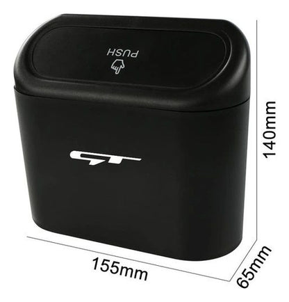 Cubo Basura Carro Basurero Automovil Color Negro - maxipiel
