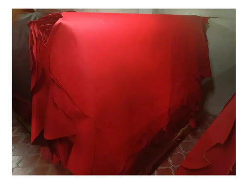 Cuero Para Tapizar Color Rojo - maxipiel