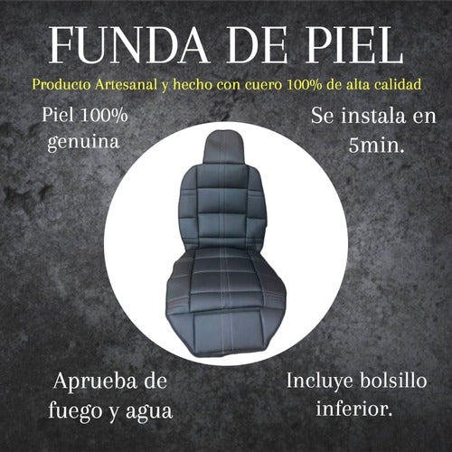 Kit Completo Funda Para Asiento De Auto Trasero 4 Piezas - maxipiel