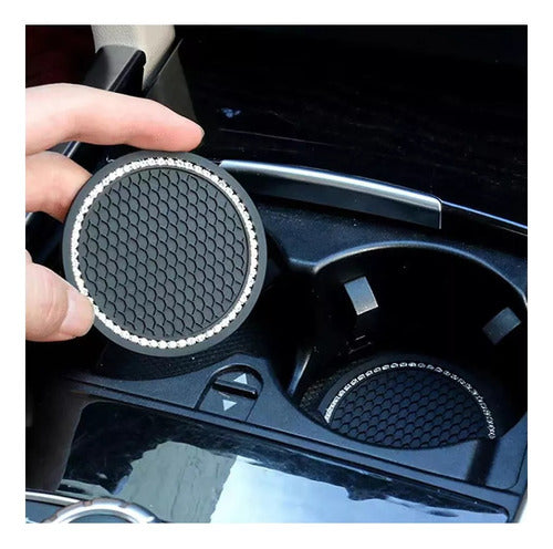 Porta Vasos Para Auto Silicon Universal Posa Vaso Carro - maxipiel