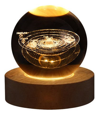 Luz De Cristal Esfera Decorativa - maxipiel