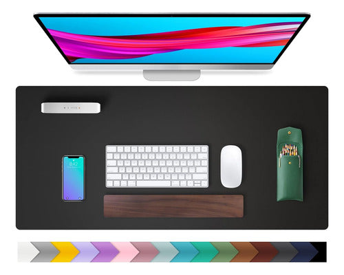 Protector De Escritorio De Cuero, Mousepad - maxipiel