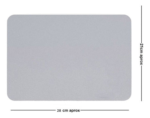 Piel Mouse Pad Desk Protector Juego Oficina 28x21cm - maxipiel