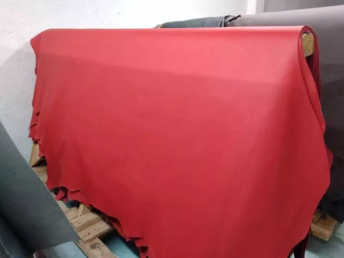 Cuero Para Tapizar Color Rojo - maxipiel