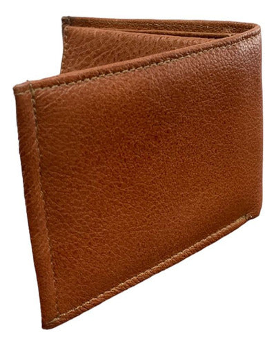 Billetera Tradicional Minimalista Hecha A Mano Perzonalizada - maxipiel