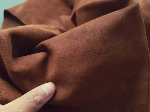 Piel Para Tapicería, Color Terracota, Piel Original 100% - maxipiel