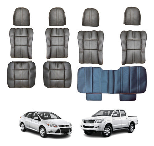 Fundas Para Automóvil, De Piel Premium 100% Genuina 11pz - maxipiel