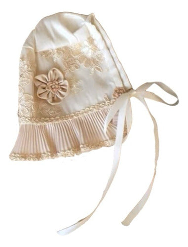 Ropón Vestido Bautizo Paquete Kit Envío Gratis Emilia - maxipiel